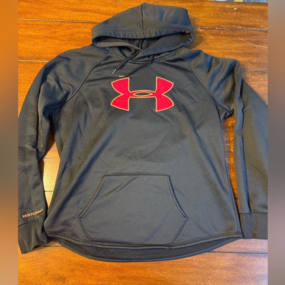 Under Armour Black and Pink hoodie